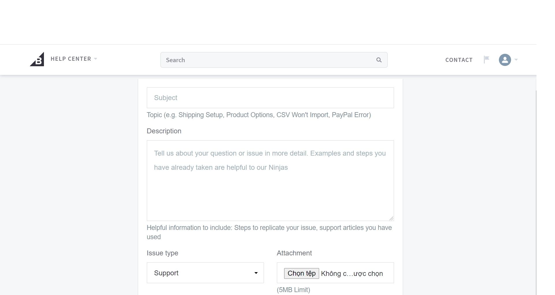 bigcommerce support email support